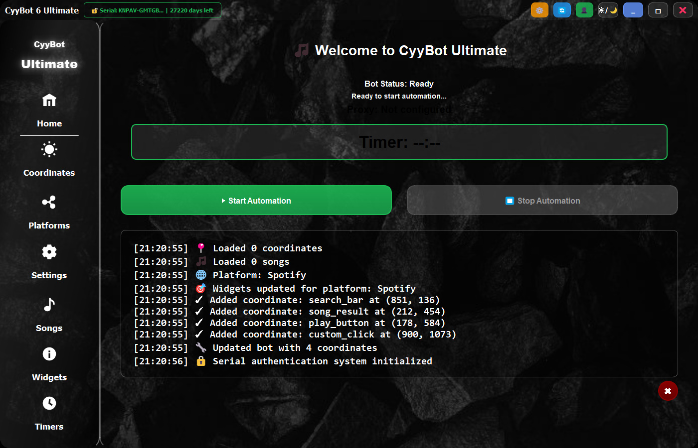 CyyBot Ultimate Front End